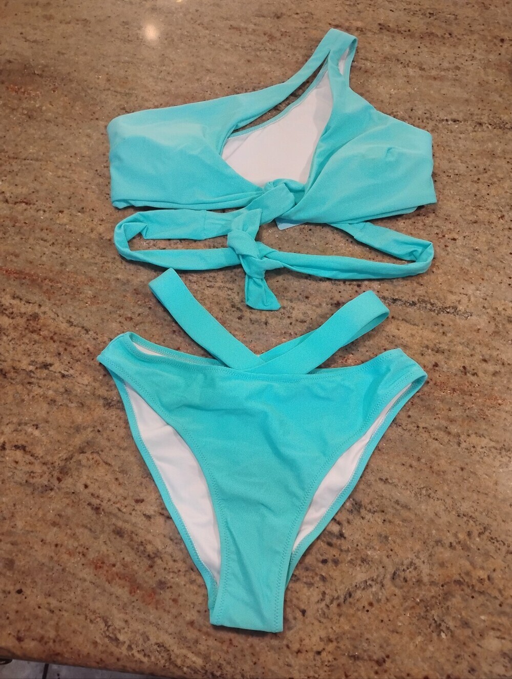 Popvil Women's Solid Color Bandage Design Cut Out Bikini, Size: S, NWT